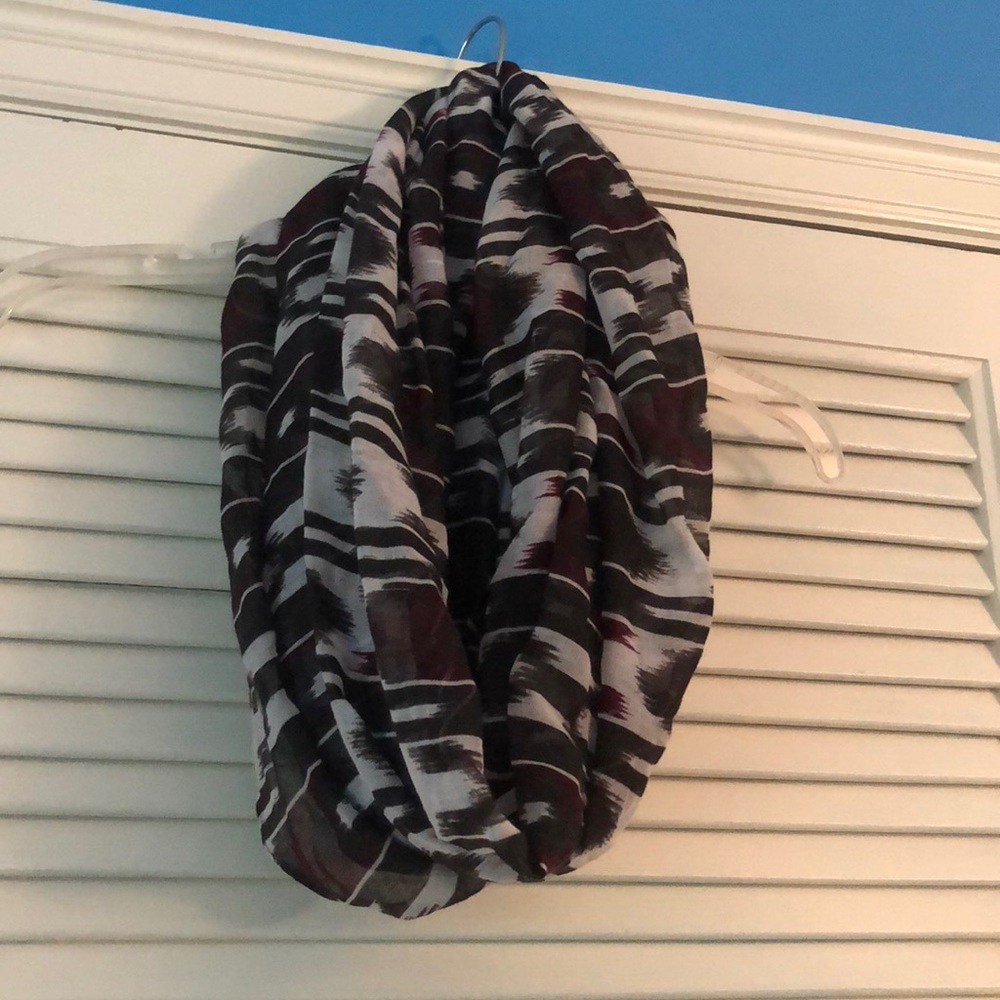 Tribal print infinity scarf